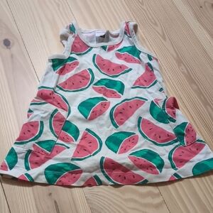 Hanna Andersson Watermelon Pattern Dress - Pink and Green
